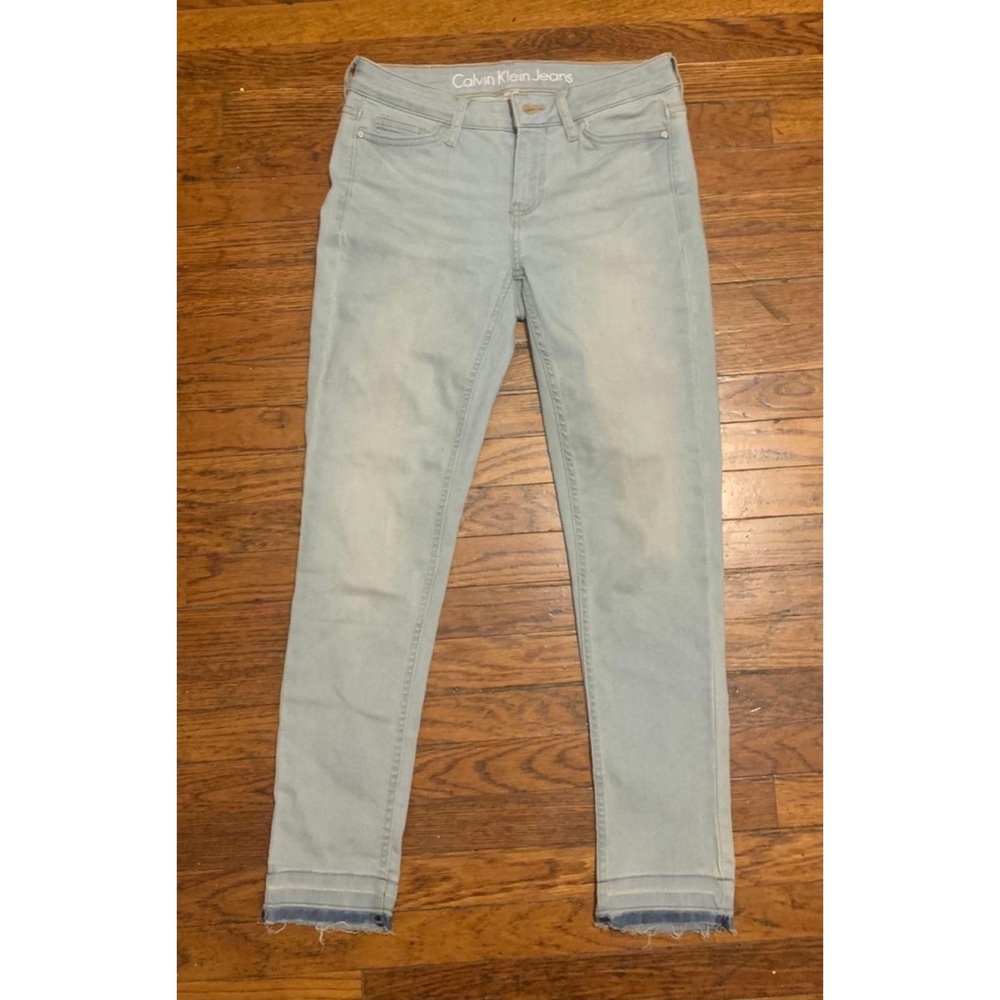 Calvin klein light wash skinny jeans